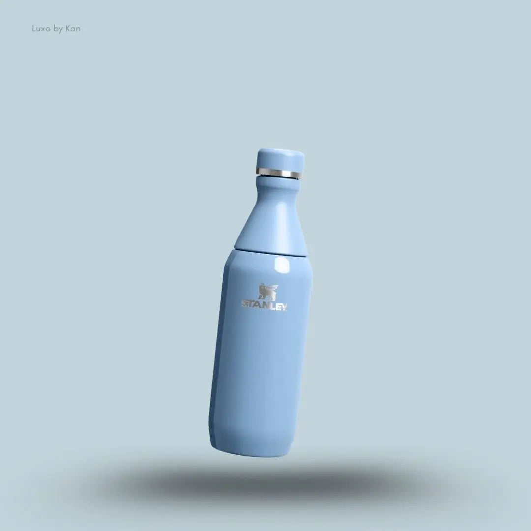 Stanley All Day Slim Bottle 0.35L Indigo Gloss leakproof slim water bottle front view India