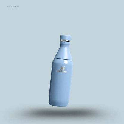Stanley All Day Slim Bottle 0.35L Indigo Gloss leakproof slim water bottle front view India