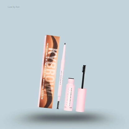 Kylie Cosmetics Kybrow Kit on blue background — Luxe by Kan India