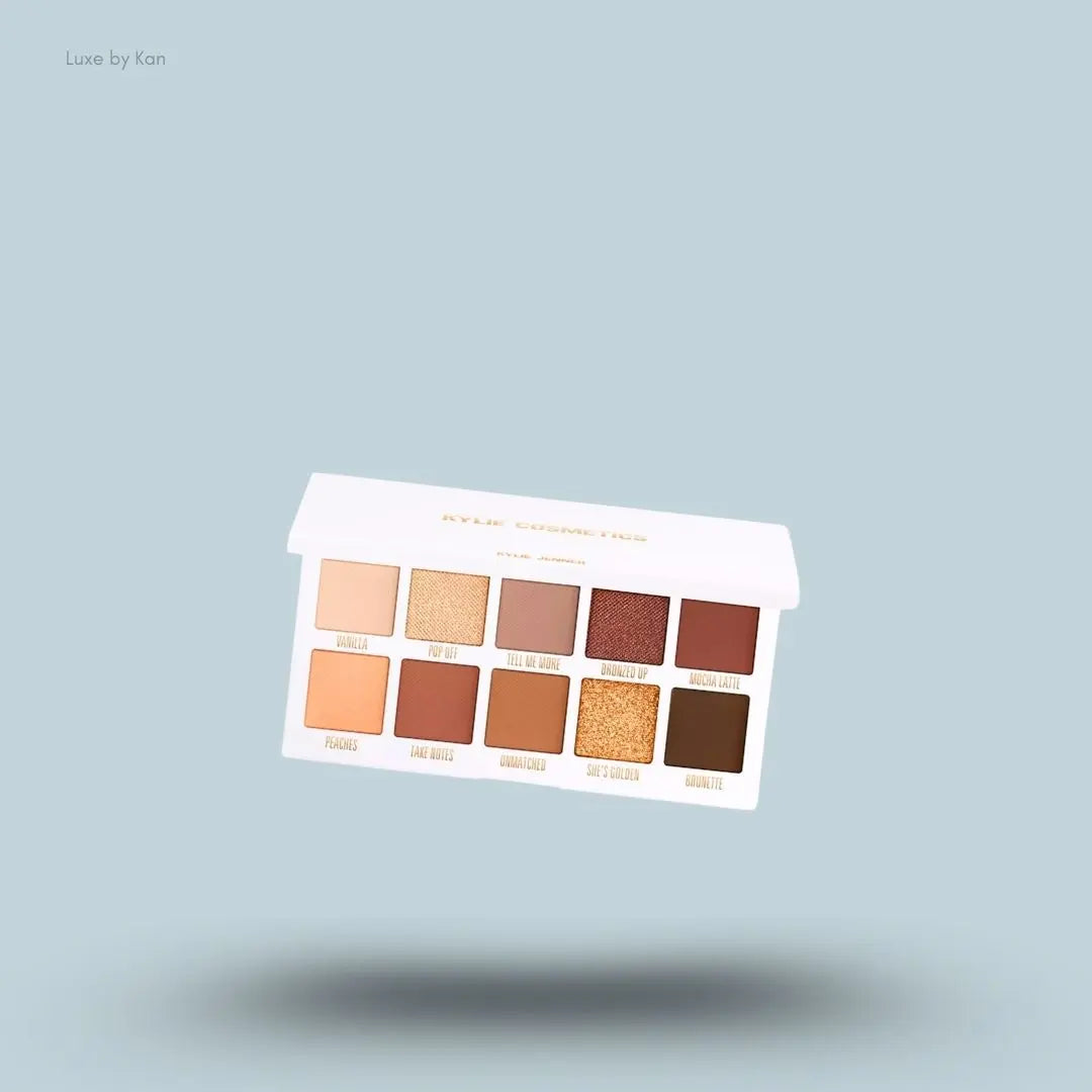 Kylie Cosmetics Kyshadow Pressed Powder Palette 16g on blue background — LBK India