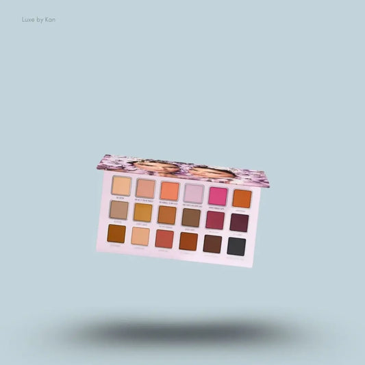 Kylie Cosmetics Kendall Pressed Powder Palette 16.2g palette on blue background — LBK India