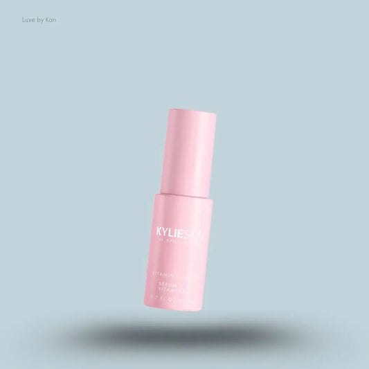  Kylie Skin by Kylie Jenner Vitamin C Face Serum 20ml bottle on blue background — LBK India