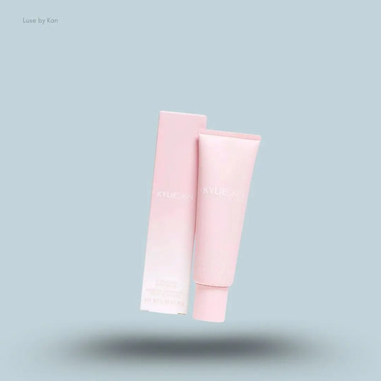 Kylie Skin by Kylie Jenner Hydrating Face Mask tube on blue background — LBK India
