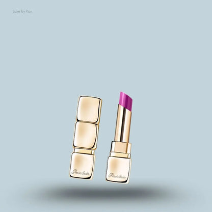 Guerlain KissKiss Bee Glow 809 Lavender Glow radiant plum honey tint lip balm bee-engraved golden case India