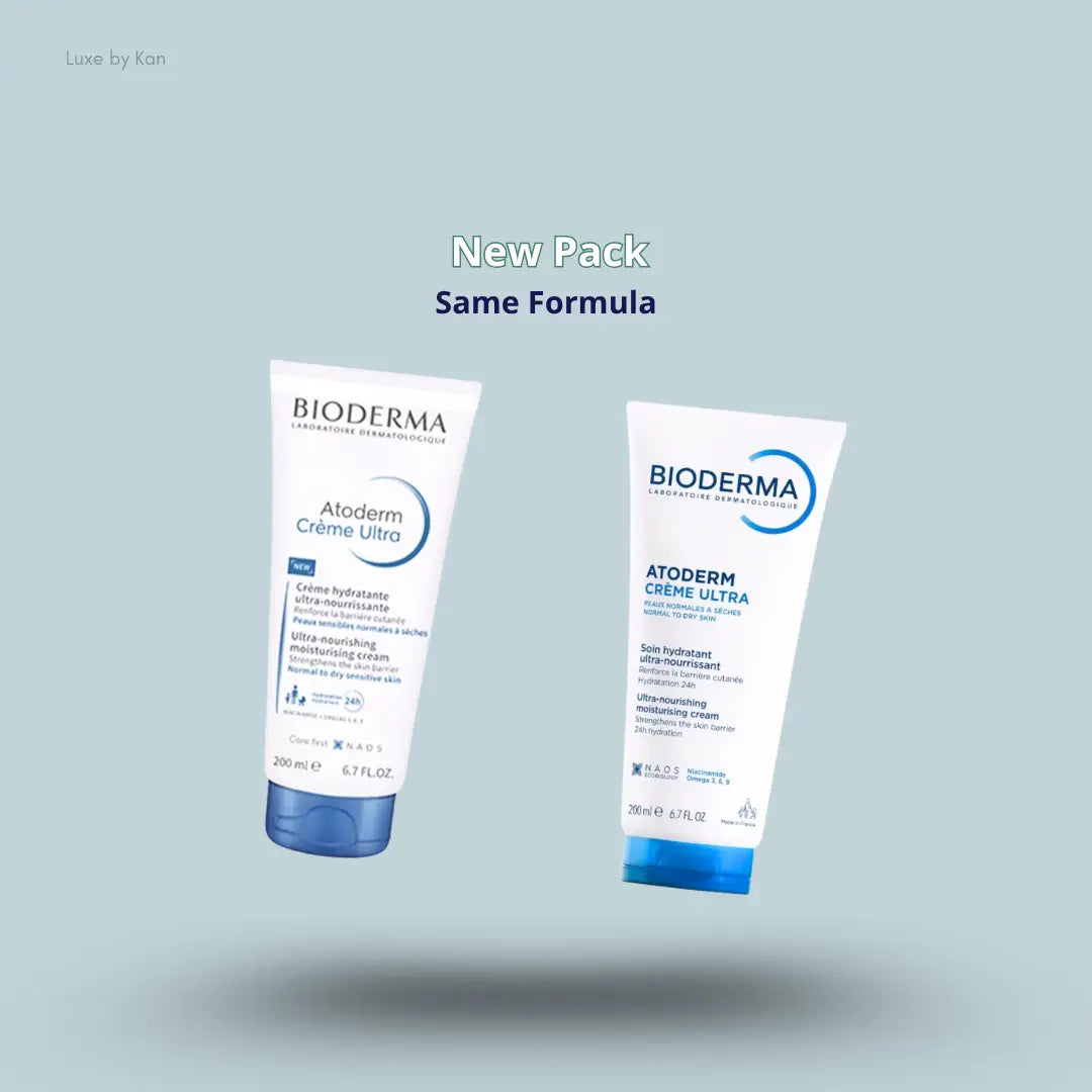 Bioderma Atoderm Creme Ultra-Nourising Moisturising Cream Boosts Hyaluronic Acid, Ceramides | 200ml
