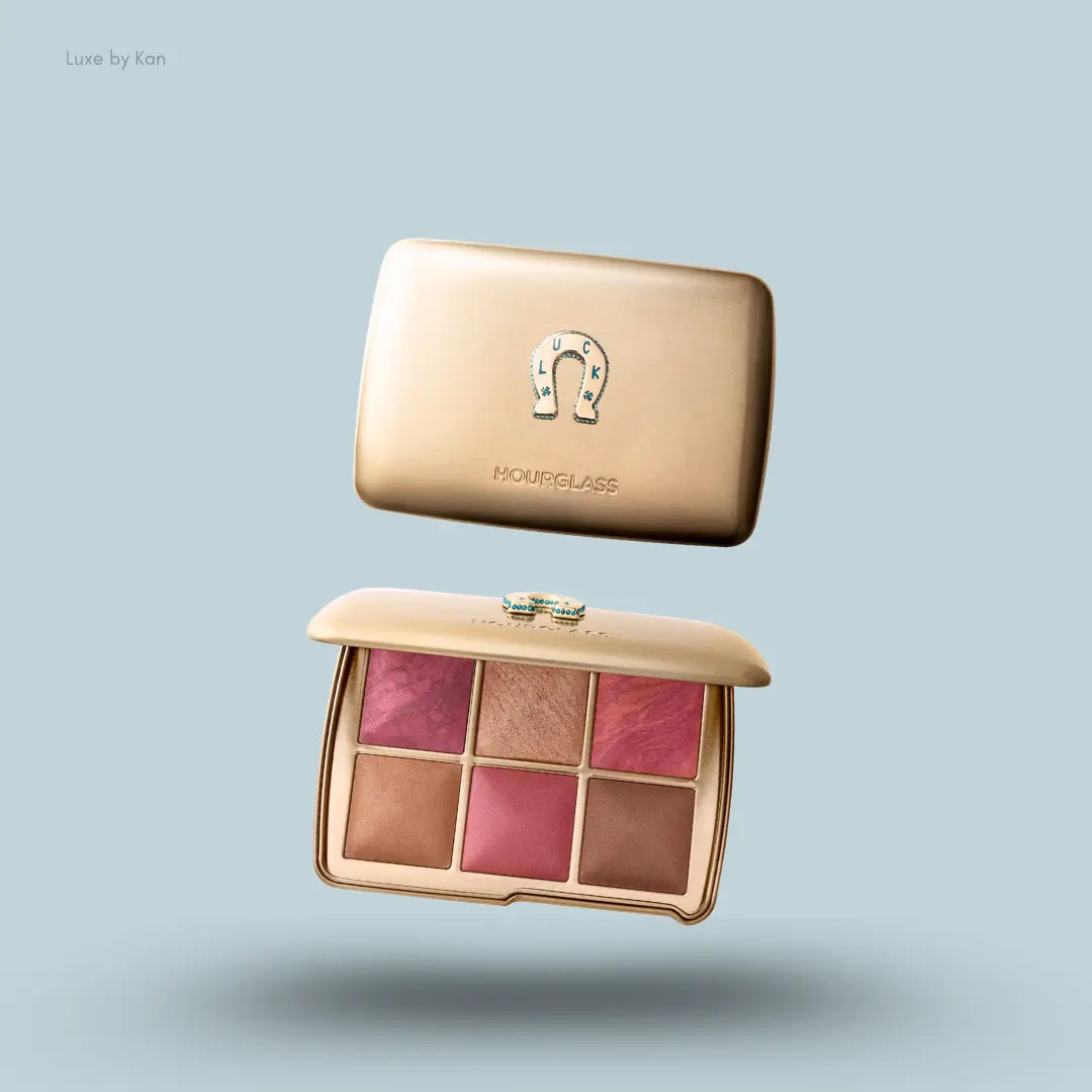 Hourglass Ambient Lighting Edit Unlocked Palette in Luck, six-shade blush, bronzer and highlighter palette