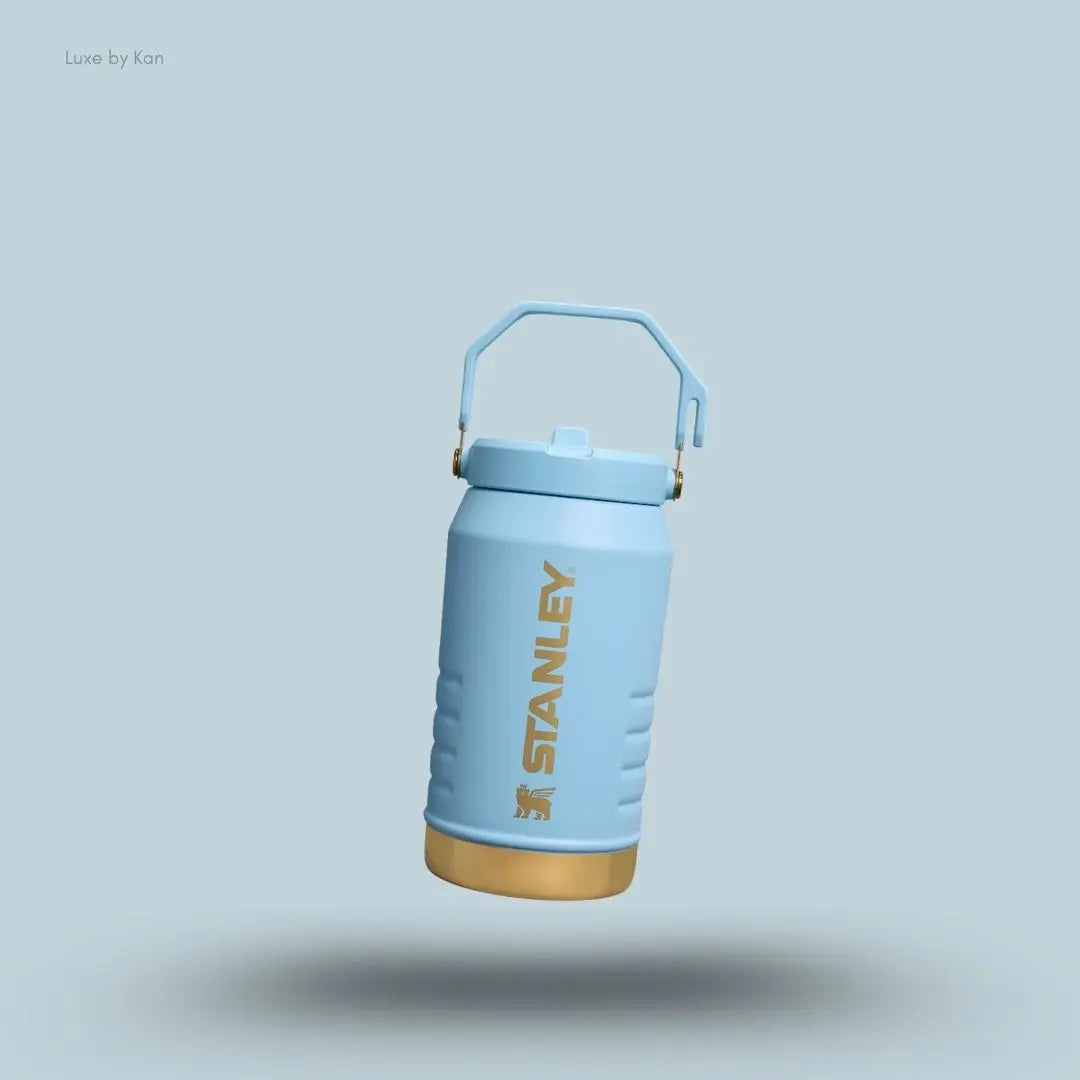 Stanley Messi x Stanley IceFlow Flip Straw Jug 1.9L Messi Striker Blue limited edition front view India