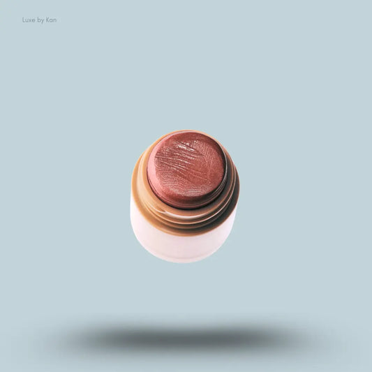 Rhode Pocket Pearl Shimmer Blush in Monet, shimmery apricot cream blush