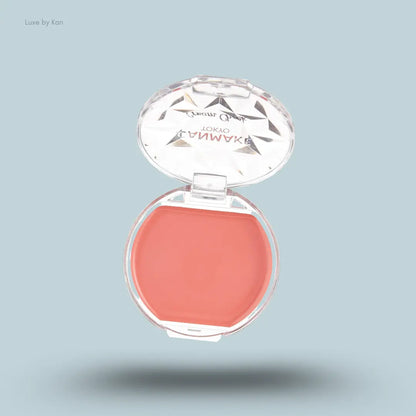 Canmake Cream Cheek in 05 Sweet Apricot, open compact showing the apricot gel cream