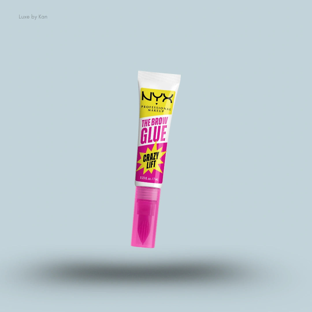 NYX Professional Makeup The Brow Glue Crazy Lift, Brow Lamination Gel- Transparent