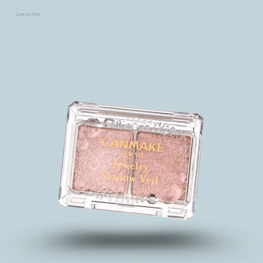 Canmake Jewelry Shadow Veil in 03 Baby Rose, rose-pink glitter eyeshadow shades