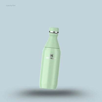 Stanley All Day Slim Bottle 0.35L Pistachio Gloss leakproof slim water bottle front view India