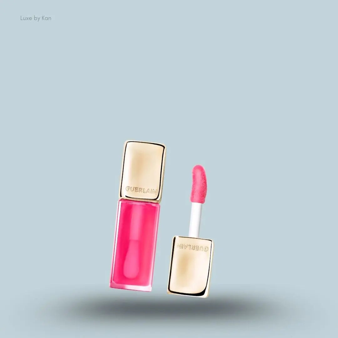 Guerlain KissKiss Bee Glow Oil 458 Pop Rose Glow intense pink honey tint lip oil 9.5ml India