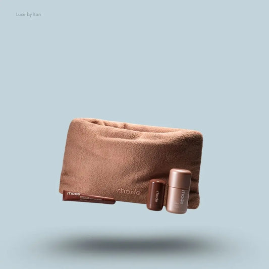 Rhode Skin The Summer Kit Terry Bag with Highlight Milk Pocket Bronze and Peptide Lip Tint India