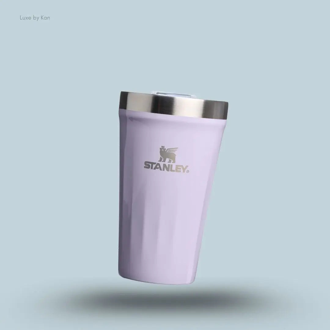 Stanley Everyday Textured Tumbler 0.47L Purple Dust Gloss faceted exterior stackable tumbler front view India