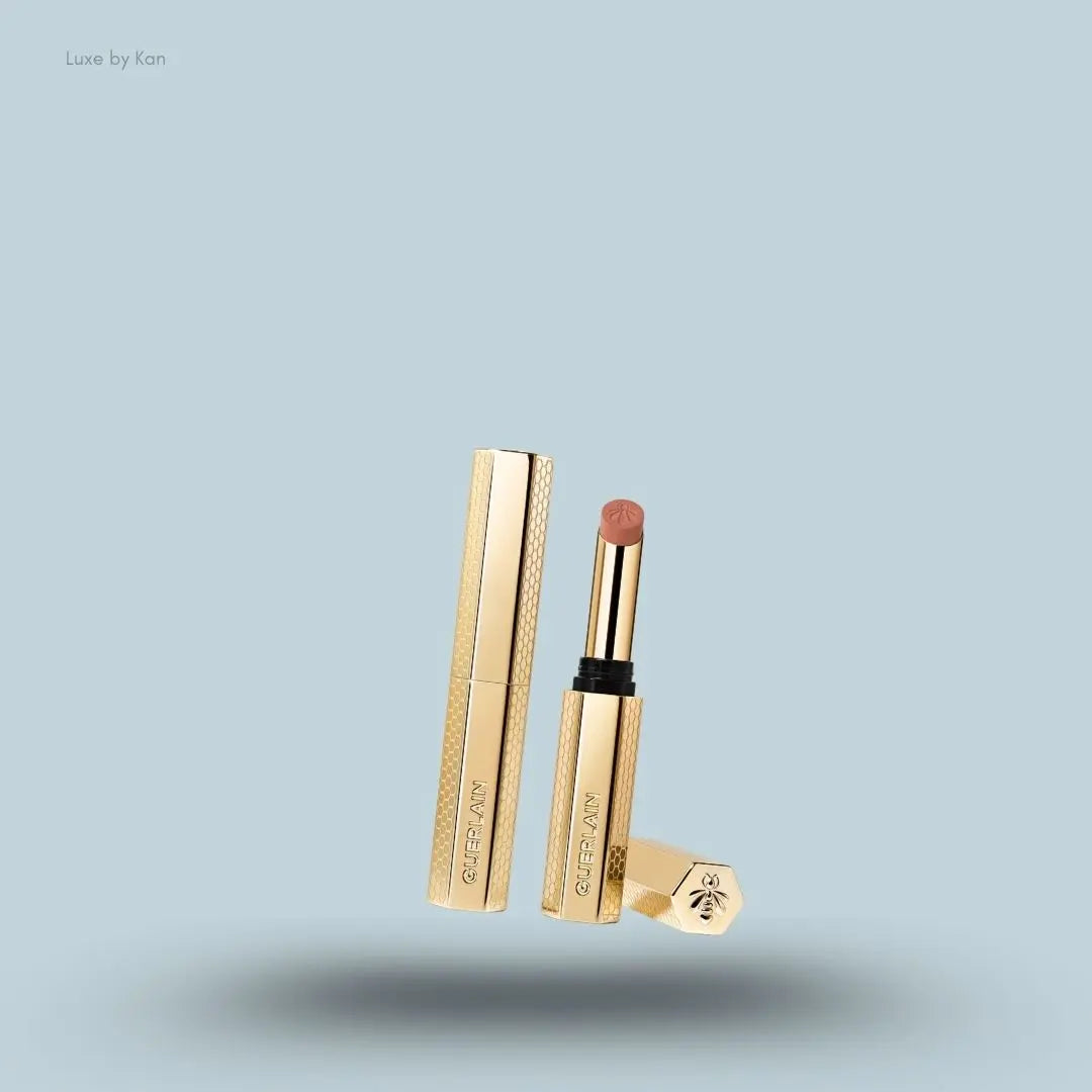 Guerlain KissKiss Honey-Infused Intense Lipstick 134 Radiant Jasmine light beige blur matte kissproof refillable case India
