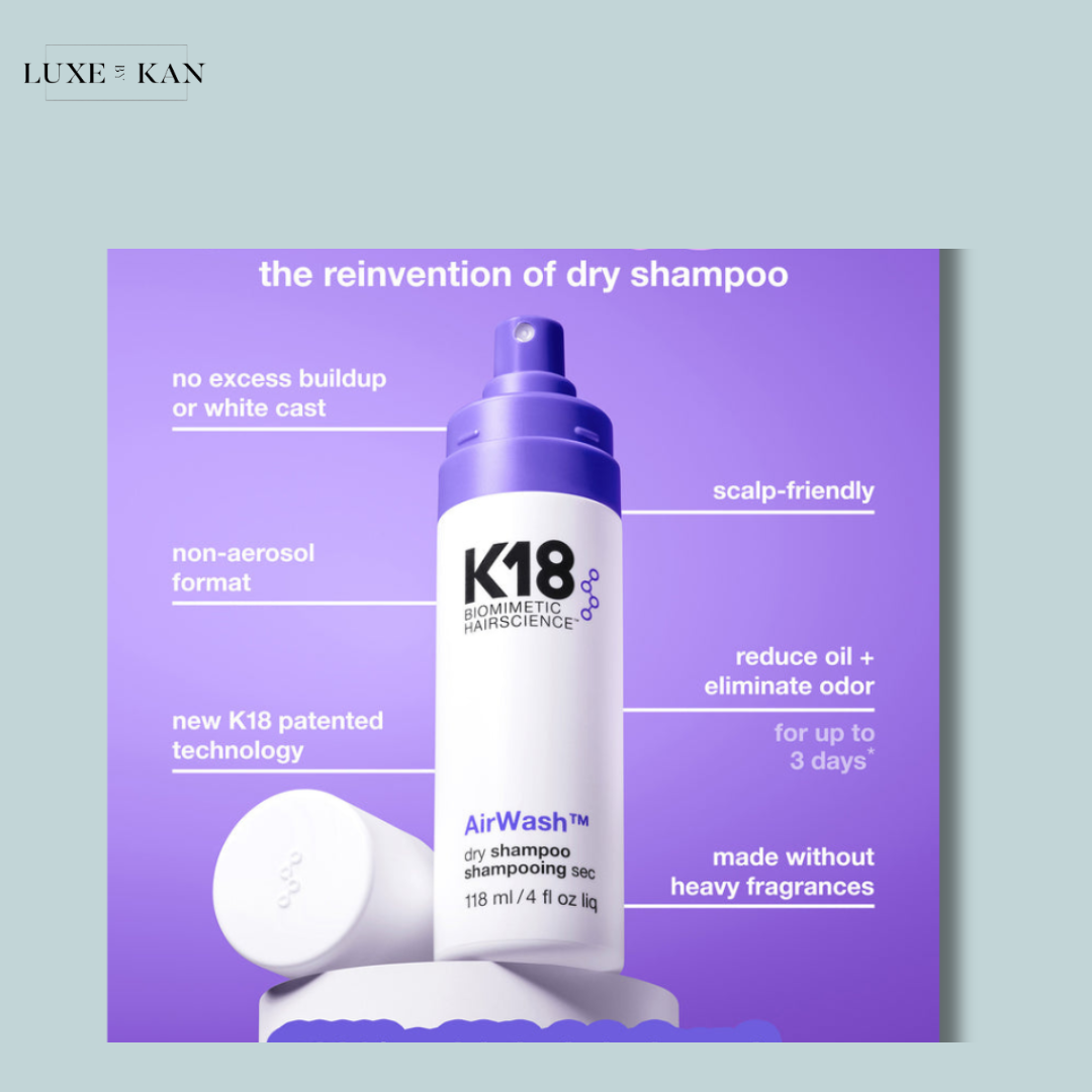 K18 Biomimetic Hairscience AirWash Dry Shampoo 118ml