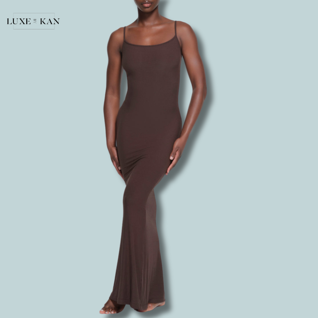 SKIMS SOFT LOUNGE LONG SLIP DRESS