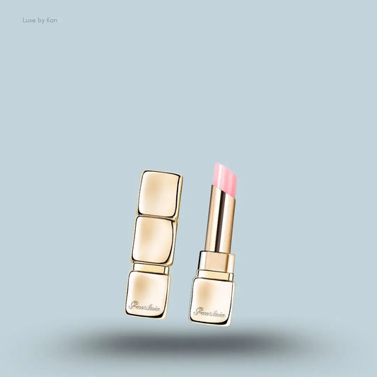 Guerlain KissKiss Bee Glow 258 Rose Glow delicate pink honey tint lip balm bee-engraved golden case India