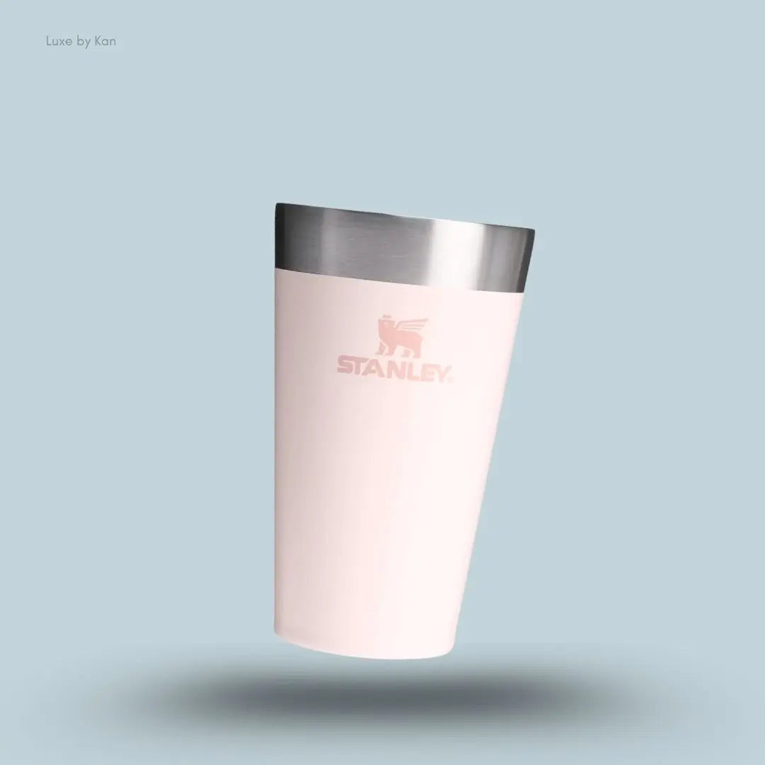 Stanley Stacking Tumbler 0.47L Rose Quartz colour double-wall vacuum insulated stackable tumbler front view India