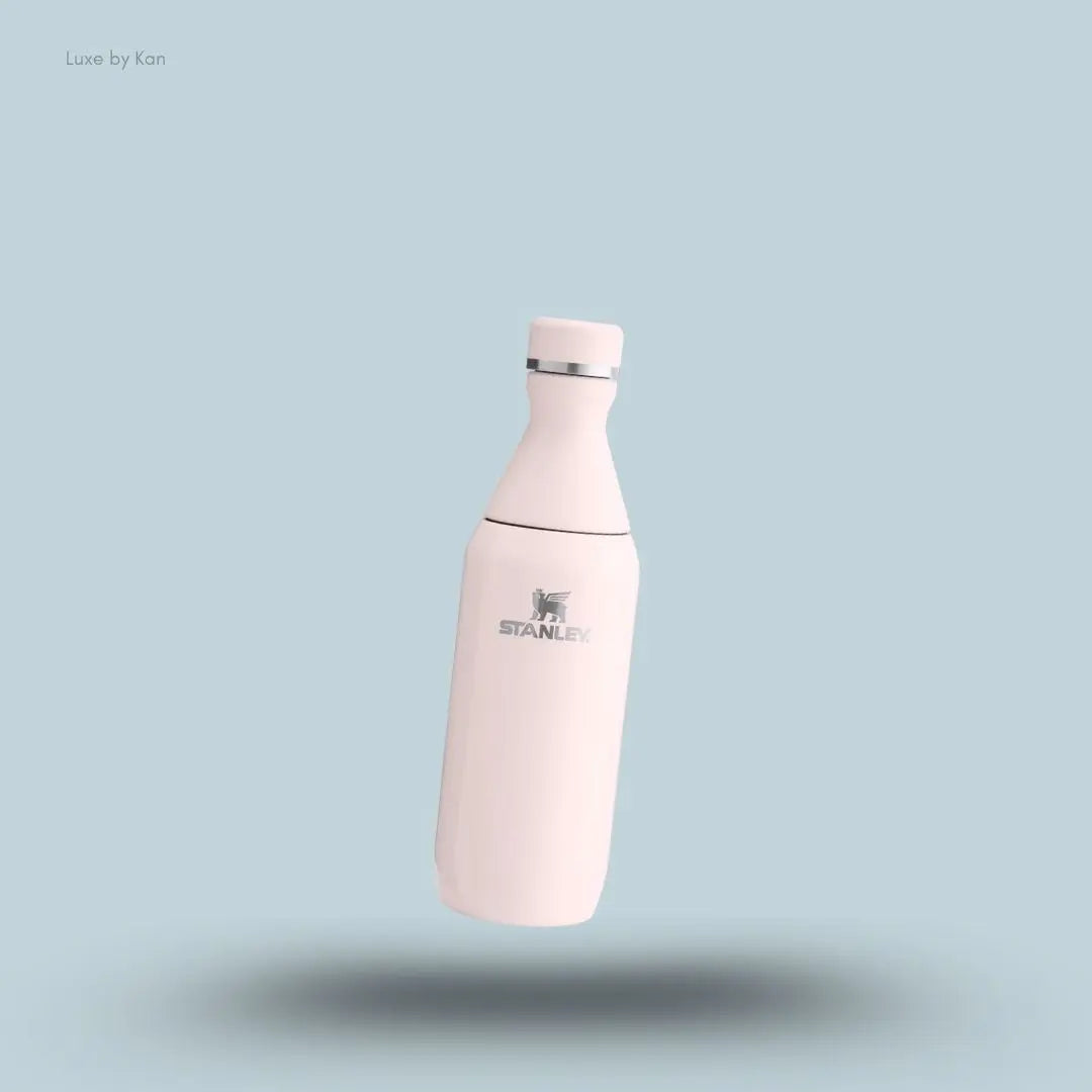 Stanley All Day Slim Bottle 0.35L Rose Quartz Gloss leakproof slim water bottle front view India
