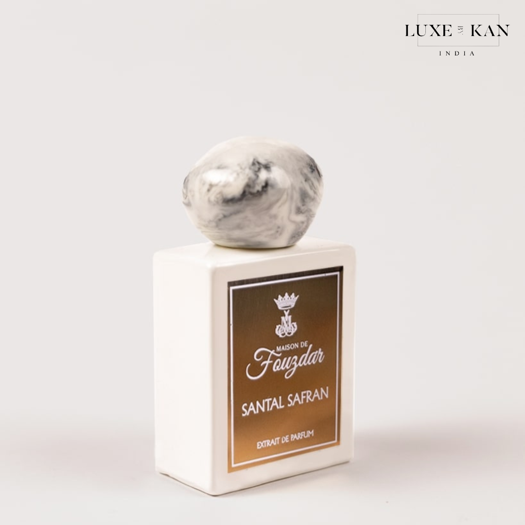 Maison de fouzdar santal safran perfume bottle.