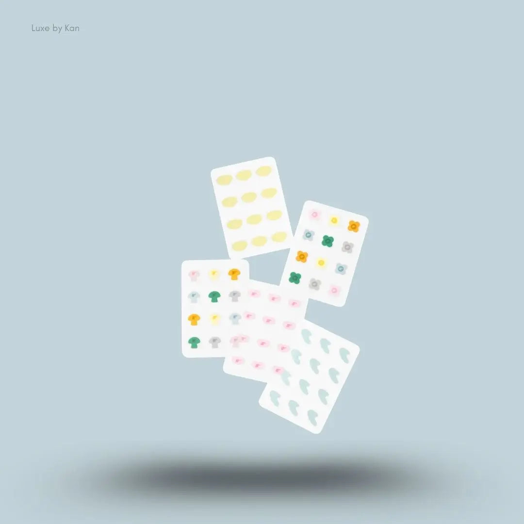 Rhode Skin The Spotwear Set all 5 hydrocolloid pimple patch shapes Daisy Bubble Shroom Curve Jelly Bean India