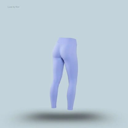 Gymshark x Bratz Leggings Steady Purple Limited Edition high-waisted squat-proof dipped waistband bum scrunch washed finish women's activewear back view India