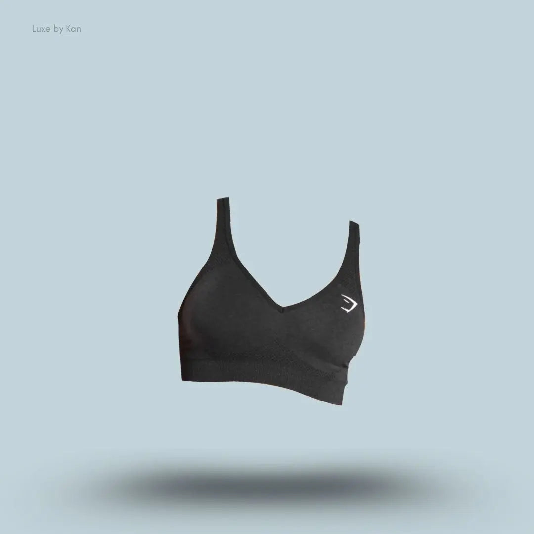 GYMSHARK VITAL SEAMLESS V NECK SPORTS BRA Light Support