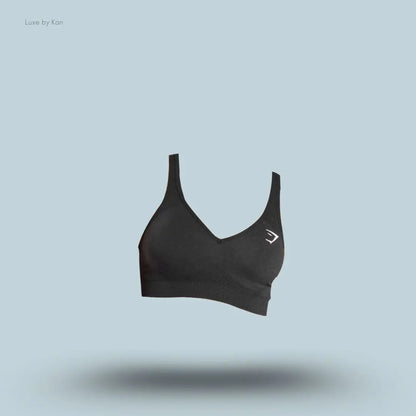 GYMSHARK VITAL SEAMLESS V NECK SPORTS BRA Light Support