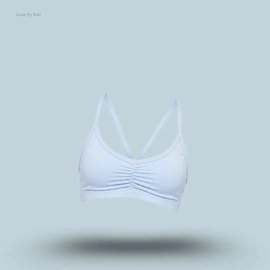 GYMSHARK RUCHED STRAPPY SPORTS BRA Light Support