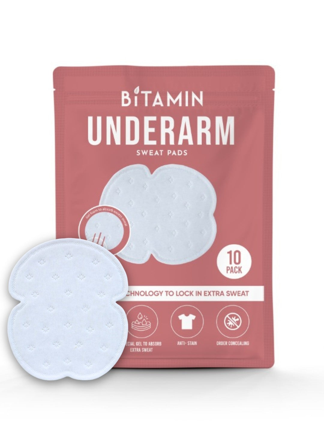 Bitamin  Underarm Sweatpads 10pk