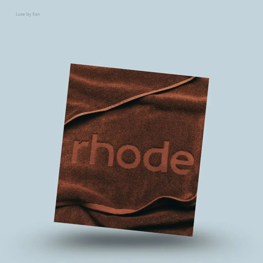 Rhode Skin Terry Towel Bronze full view 100% cotton oversized pool and beach towel India