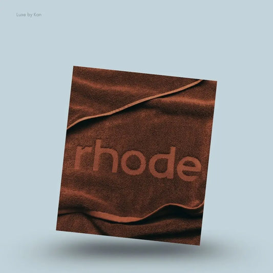 Rhode Skin Terry Towel Bronze full view 100% cotton oversized pool and beach towel India