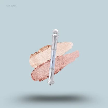 Flower Knows Shell's Jewel Dual-Ended Highlighter Stick in 01 Vanilla White, iridescent shimmer stick