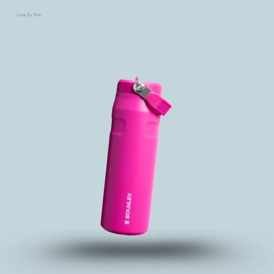 Stanley IceFlow Bottle Flip Straw 2.0 0.71L Violet Blossom colour leakproof lightweight water bottle front view India