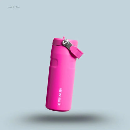 Stanley IceFlow Bottle Flip Straw 2.0 0.47L Violet Blossom colour leakproof lightweight water bottle front view India