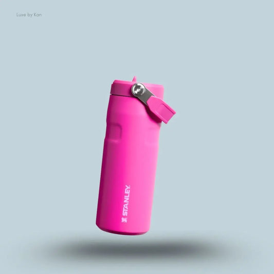 Stanley IceFlow Bottle Flip Straw 2.0 0.47L Violet Blossom colour leakproof lightweight water bottle front view India