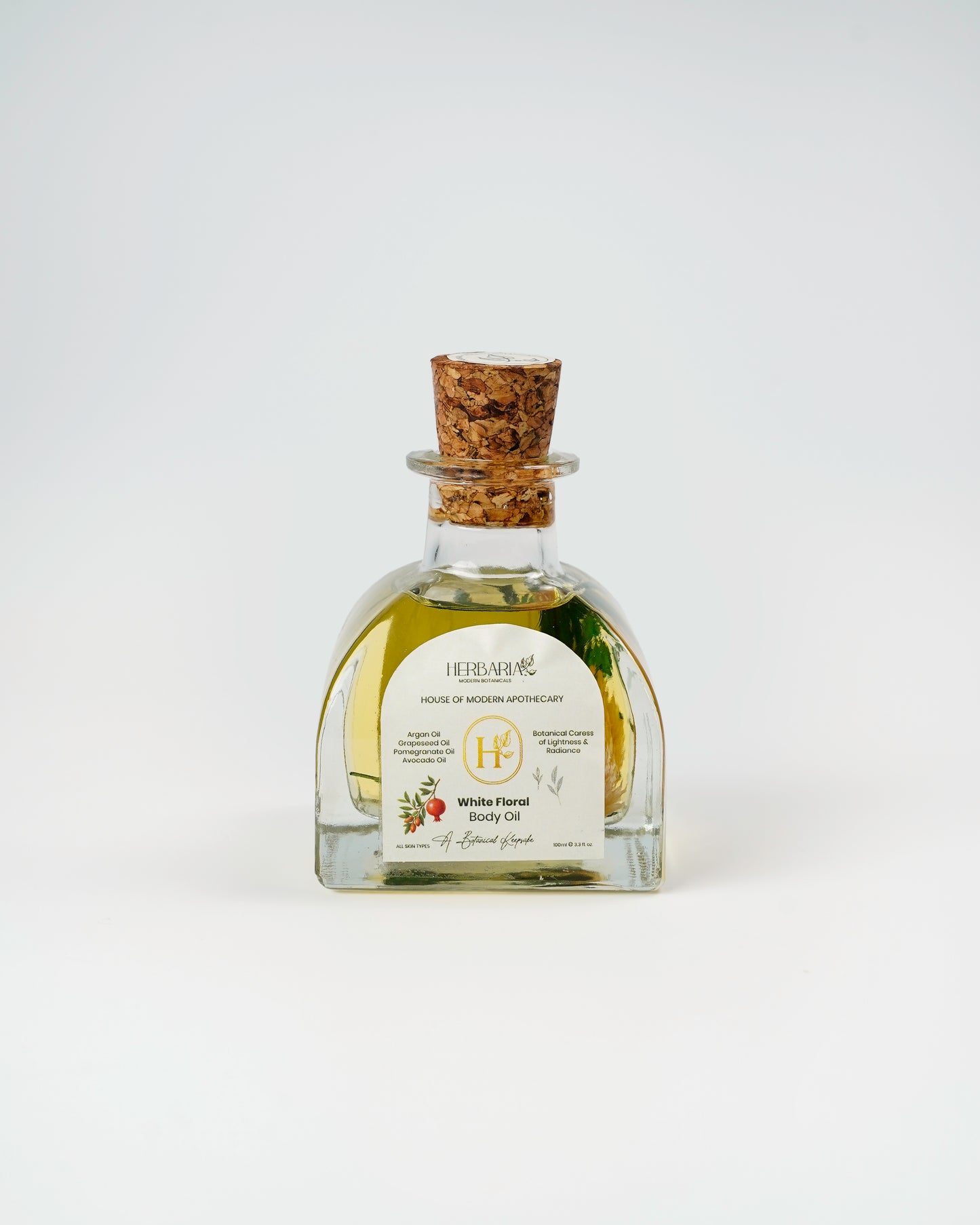 Herbaria - Modern Botanicals White Floral Body Oil 100 ml