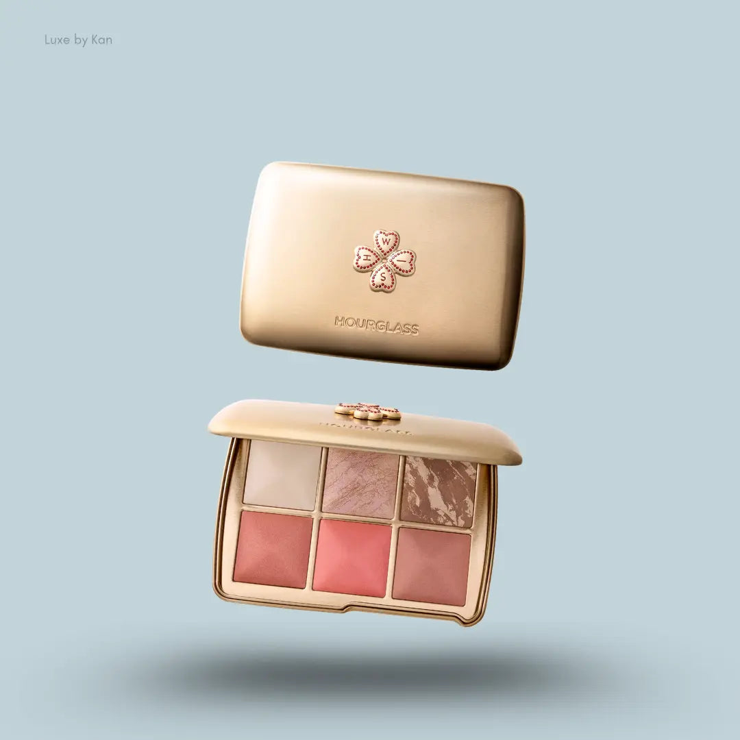 Hourglass Ambient Lighting Edit Unlocked Palette in Wish, six-shade blush, bronzer and highlighter palette