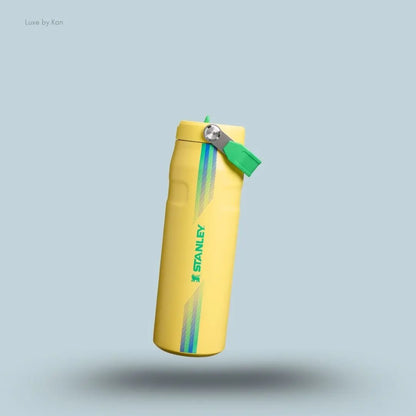 Stanley IceFlow Bottle Flip Straw 2.0 0.71L Team Yellow Green colour front view India