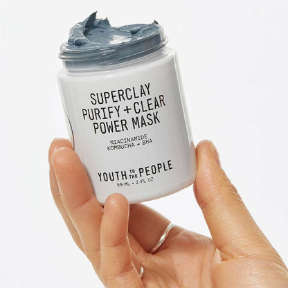YOUTH TO THE PEOPLE SUPERCLAY PURIFY + CLEAR POWER MASK 59ml