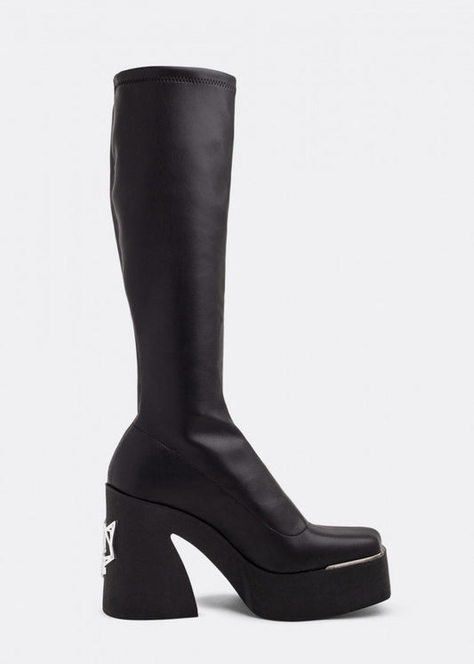 NAKED WOLFE Impact knee-length platform boots