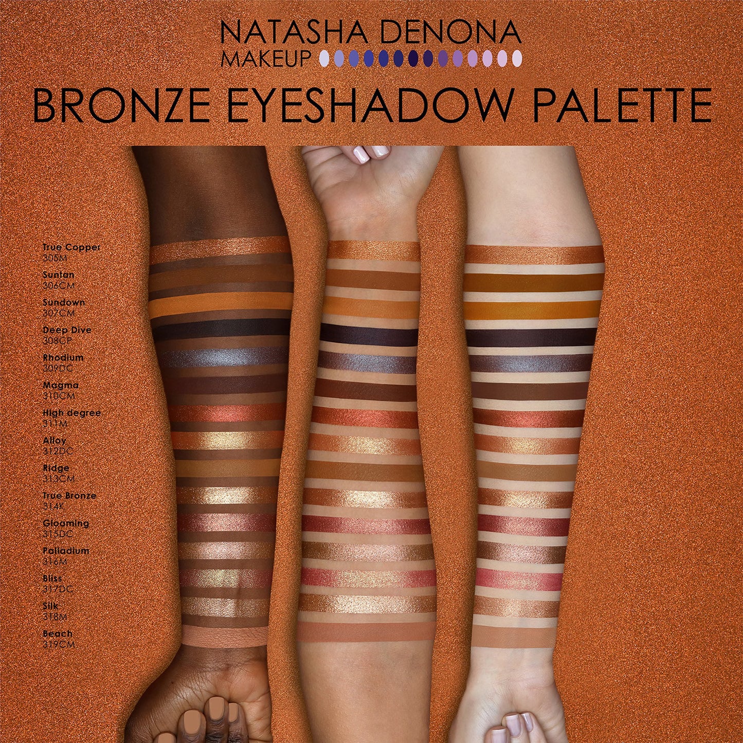 Natasha Denona bronze Eyeshadow Palette