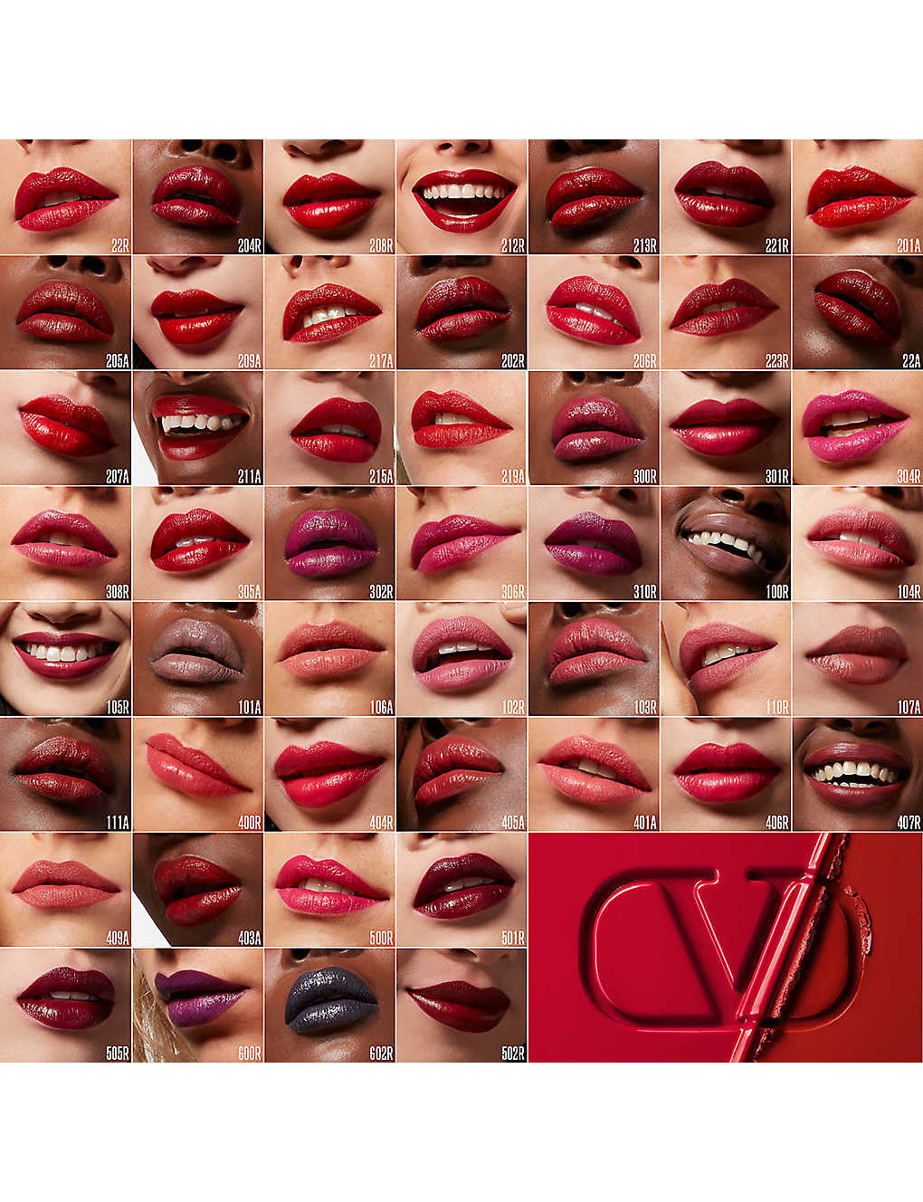 VALENTINO BEAUTY Rosso Valentino Satin refillable lipstick 3.4g