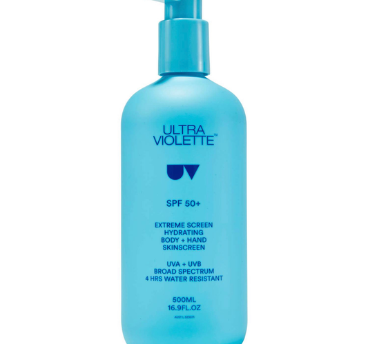 ULTRA VIOLETTE EXTREME SCREEN HYDRATING BODY AND HAND SKINSCREEN 500ML