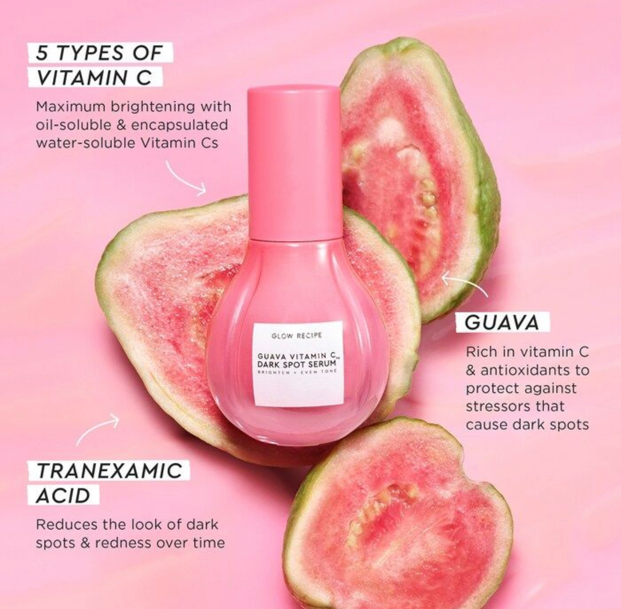 Glow Recipe Guava Vitamin C + Ferulic Dark Spot Serum 30ml