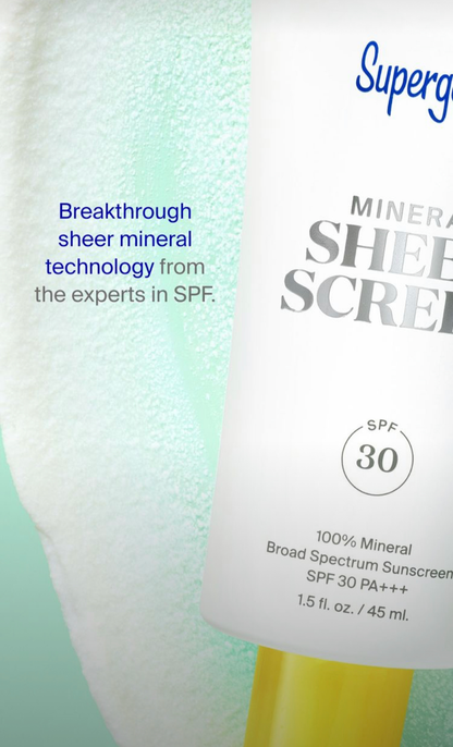 SUPERGOOP! Mineral Sheerscreen SPF 30