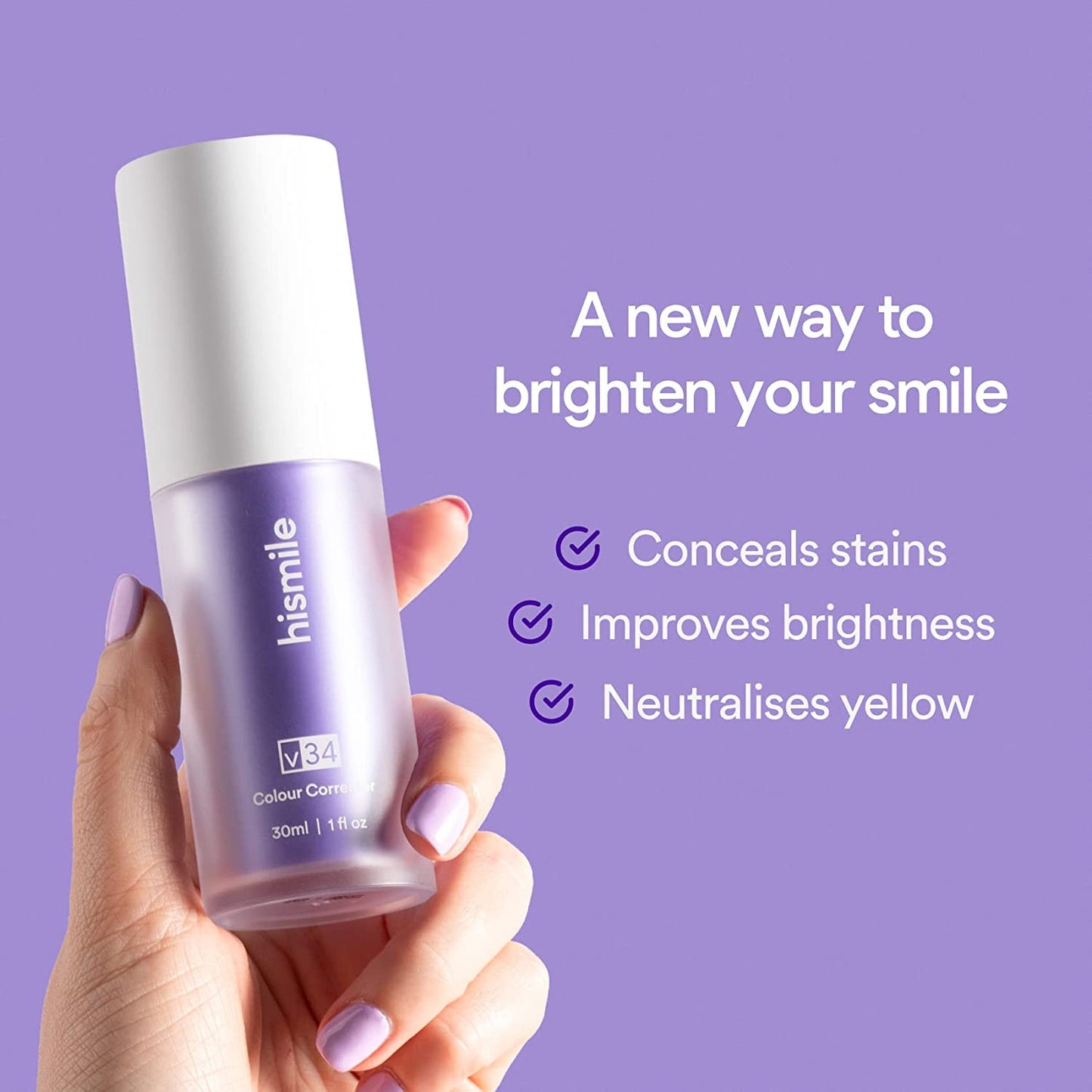 Hismile V34 Colour Corrector Teeth Brightening Serum