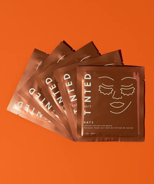 LIVE TINTED Copper Rays Eye Masks (5 pairs)
